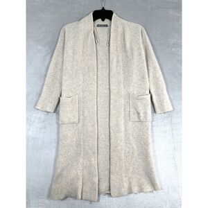 Alashan Womens Celine Long Shaker Cardigan Sz Small 100% Merino